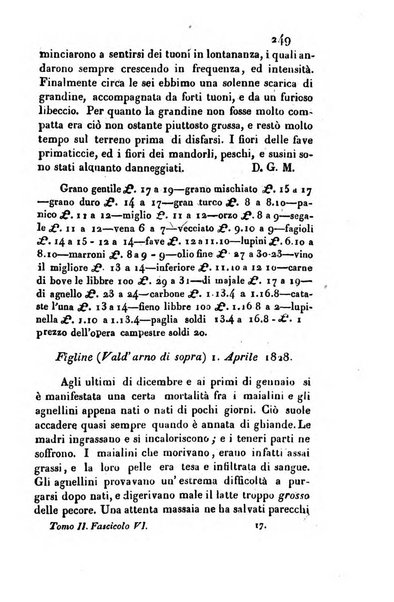 Giornale agrario toscano