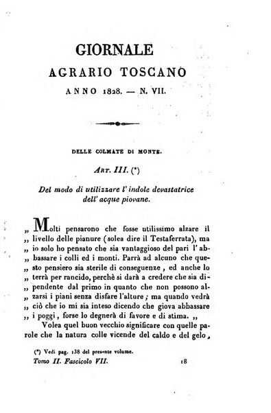 Giornale agrario toscano