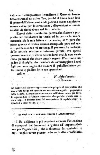 Giornale agrario toscano