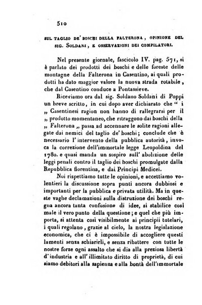 Giornale agrario toscano