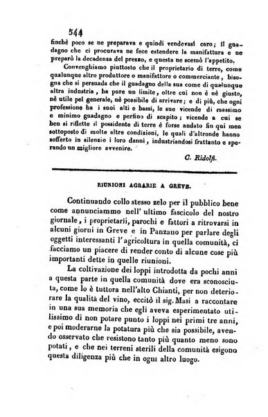 Giornale agrario toscano