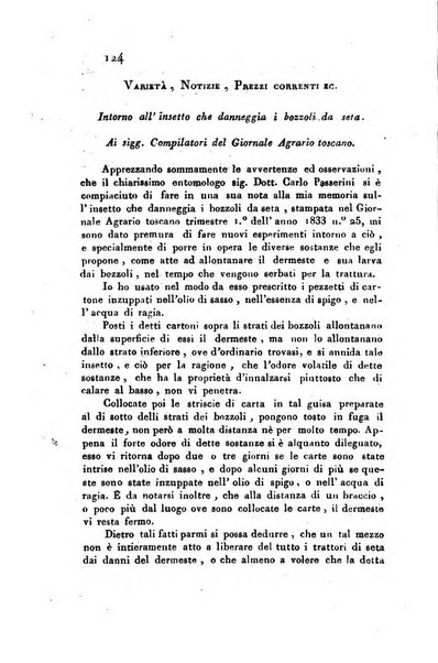 Giornale agrario toscano