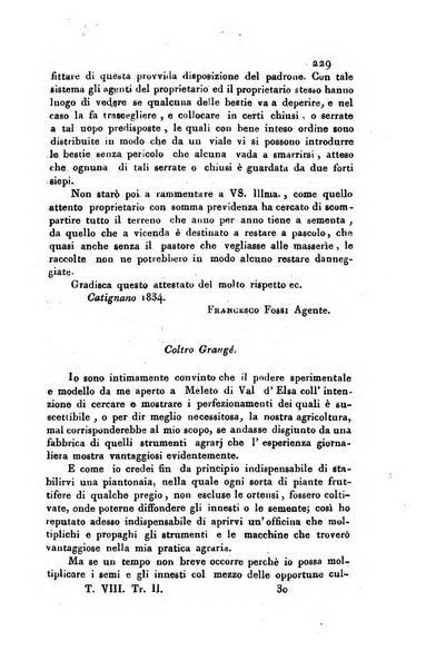 Giornale agrario toscano