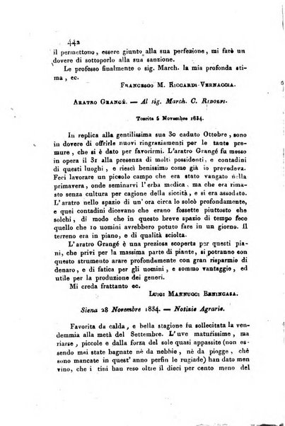 Giornale agrario toscano