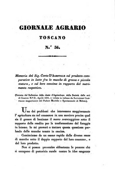 Giornale agrario toscano