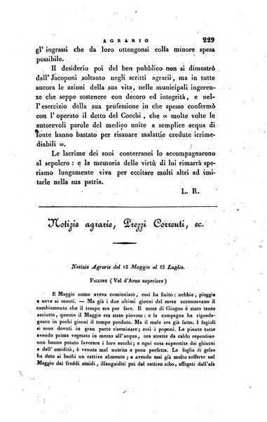 Giornale agrario toscano