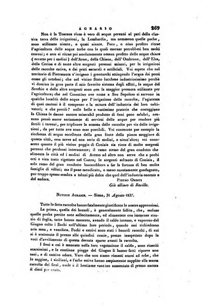 Giornale agrario toscano