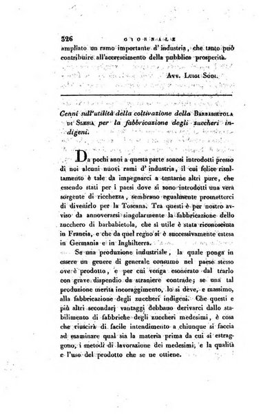 Giornale agrario toscano