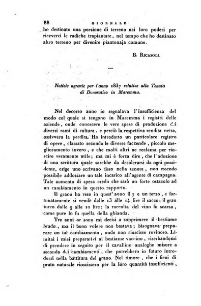 Giornale agrario toscano