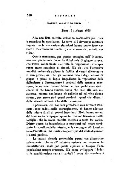 Giornale agrario toscano