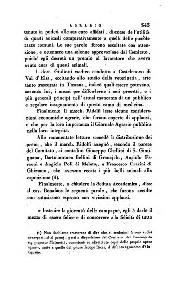 Giornale agrario toscano