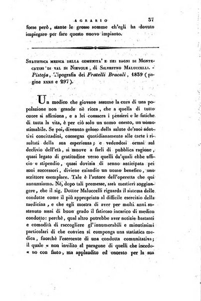 Giornale agrario toscano