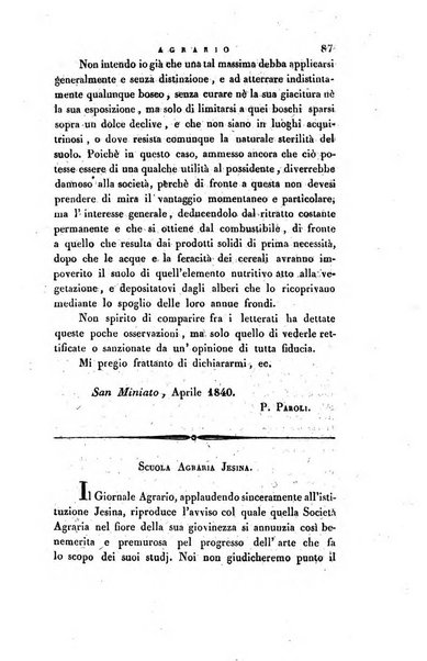 Giornale agrario toscano