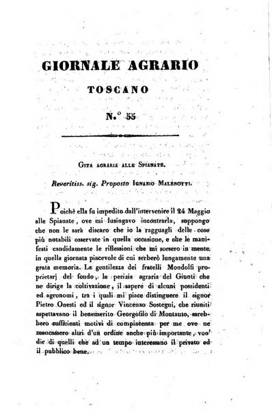 Giornale agrario toscano