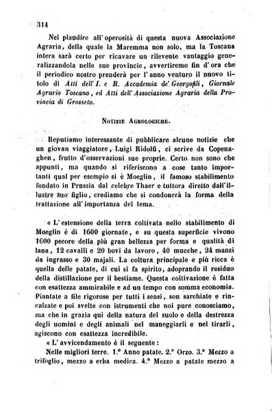 Giornale agrario toscano