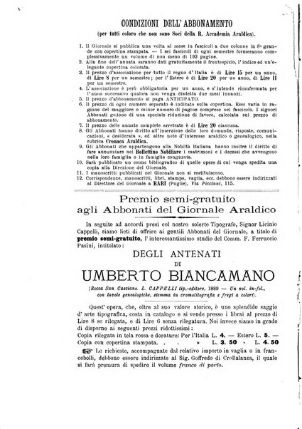 Giornale araldico, genealogico, diplomatico italiano