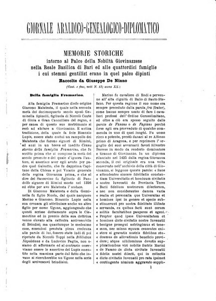 Giornale araldico, genealogico, diplomatico italiano