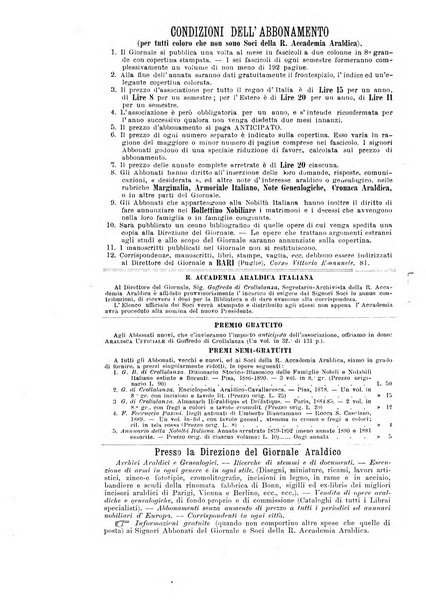 Giornale araldico, genealogico, diplomatico italiano