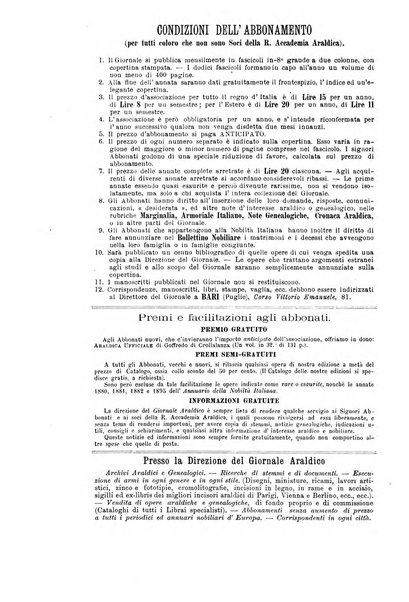 Giornale araldico, genealogico, diplomatico italiano