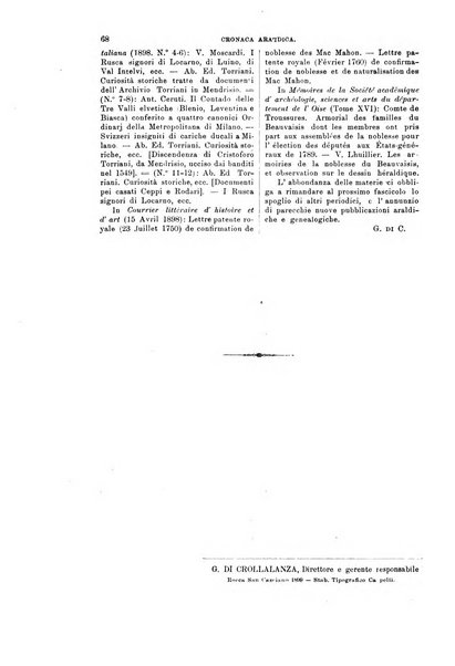 Giornale araldico, genealogico, diplomatico italiano