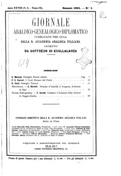Giornale araldico, genealogico, diplomatico italiano