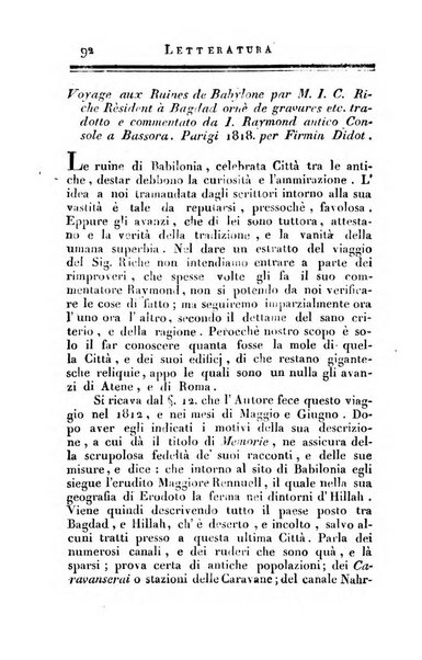 Giornale arcadico di scienze, lettere ed arti