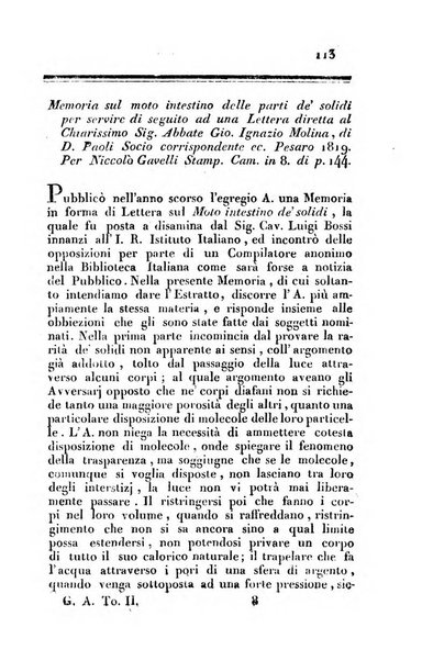 Giornale arcadico di scienze, lettere ed arti