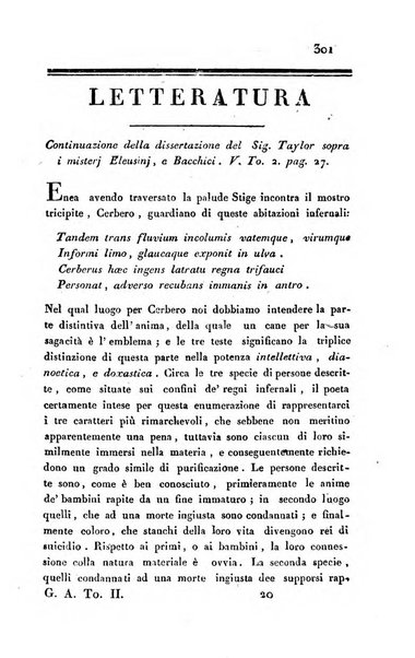 Giornale arcadico di scienze, lettere ed arti