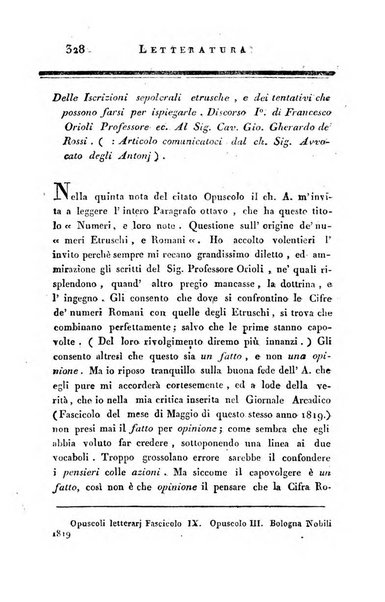 Giornale arcadico di scienze, lettere ed arti