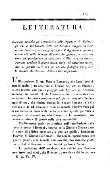 Giornale arcadico di scienze, lettere ed arti