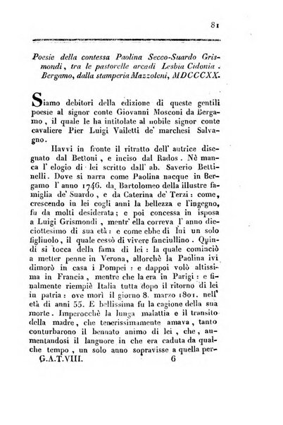 Giornale arcadico di scienze, lettere ed arti