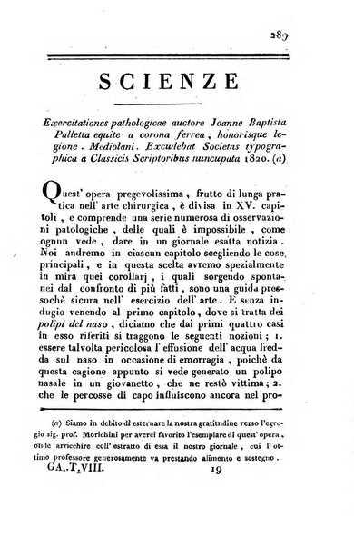 Giornale arcadico di scienze, lettere ed arti