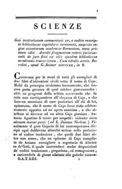 Giornale arcadico di scienze, lettere ed arti