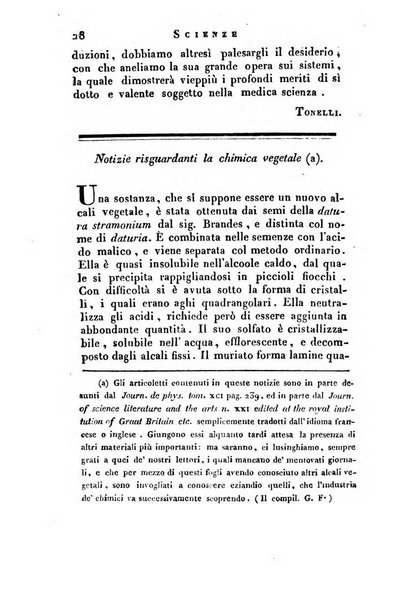 Giornale arcadico di scienze, lettere ed arti