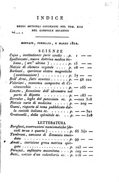 Giornale arcadico di scienze, lettere ed arti