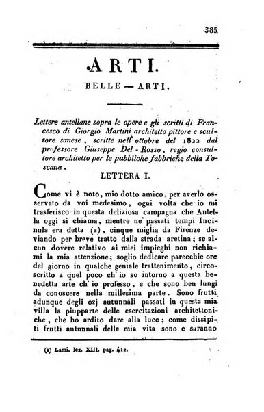 Giornale arcadico di scienze, lettere ed arti