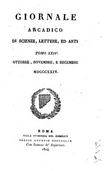 Giornale arcadico di scienze, lettere ed arti