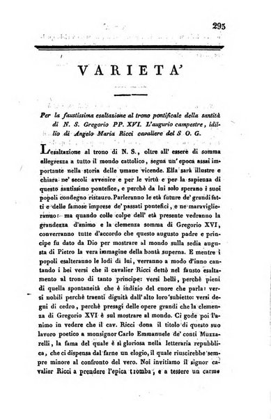 Giornale arcadico di scienze, lettere ed arti