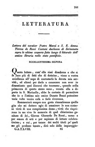 Giornale arcadico di scienze, lettere ed arti