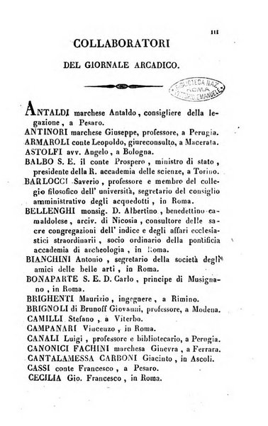 Giornale arcadico di scienze, lettere ed arti