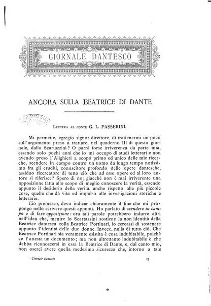 Giornale dantesco