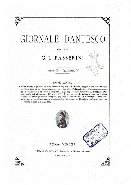 Giornale dantesco