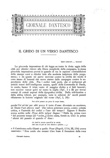 Giornale dantesco