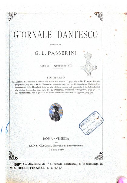 Giornale dantesco