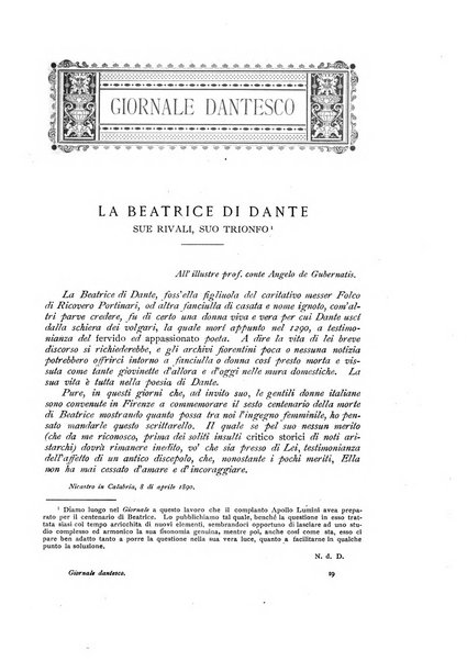 Giornale dantesco