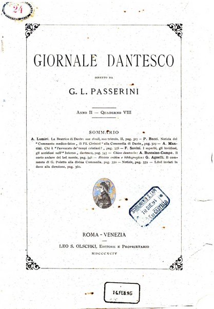 Giornale dantesco