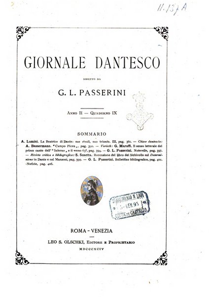 Giornale dantesco