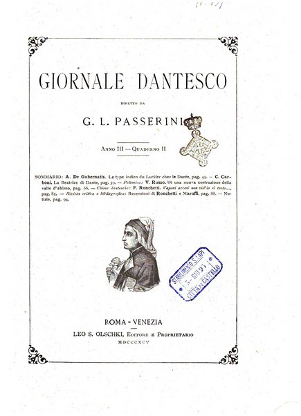 Giornale dantesco