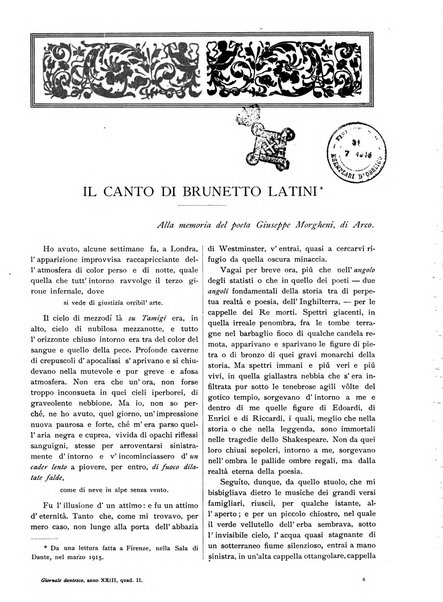 Giornale dantesco