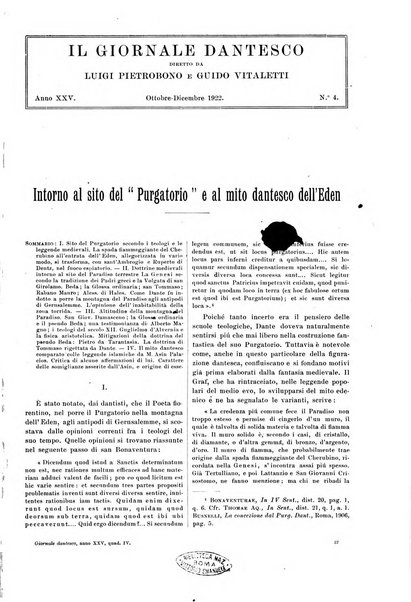 Giornale dantesco